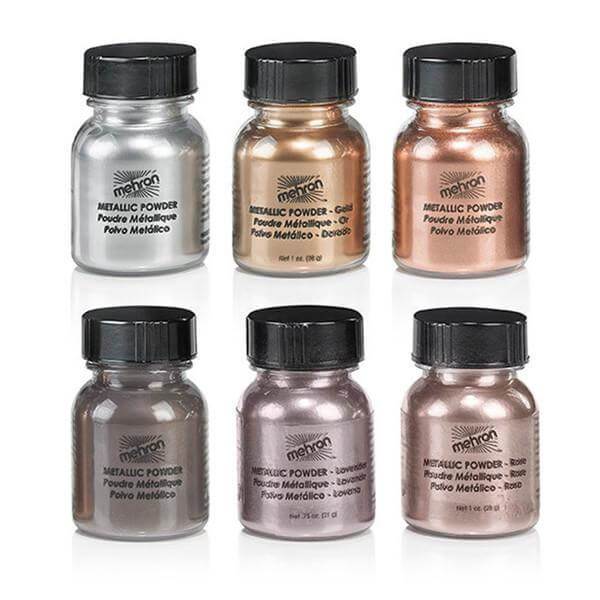 Mehron Makeup Glitter Powders - Metallic Gold, 1 oz (28g) - ADDROS.COM