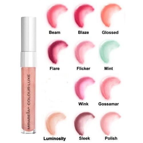 Mirabella Colour Luxe Lip Gloss - Blaze - ADDROS.COM