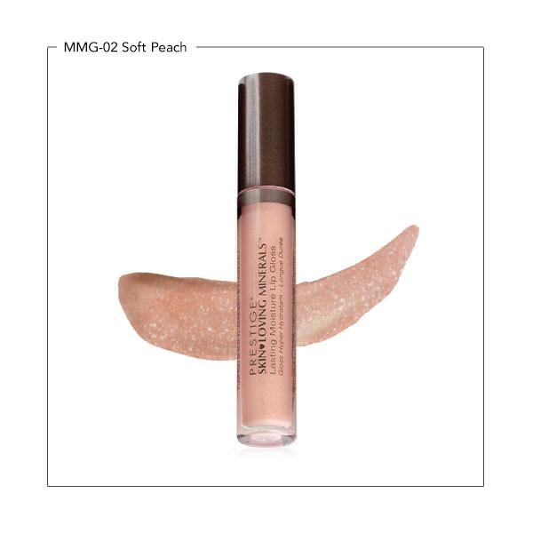 PRESTIGE Skin Loving Minerals Lasting Moisture Lip Gloss, [MMG-02] Soft Peach - ADDROS.COM