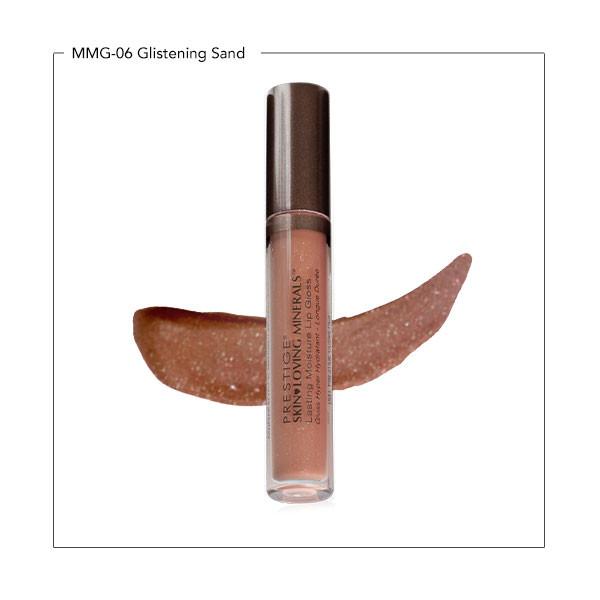 PRESTIGE Skin Loving Minerals Lasting Moisture Lip Gloss, [MMG-06] Glistening Sand - ADDROS.COM