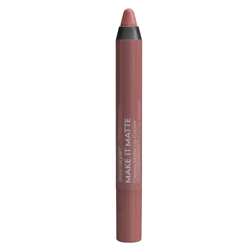 Styli-Style Cosmetics Make It Matte - Creamy Matte Lip Crayon - Nude Attitude. - ADDROS.COM