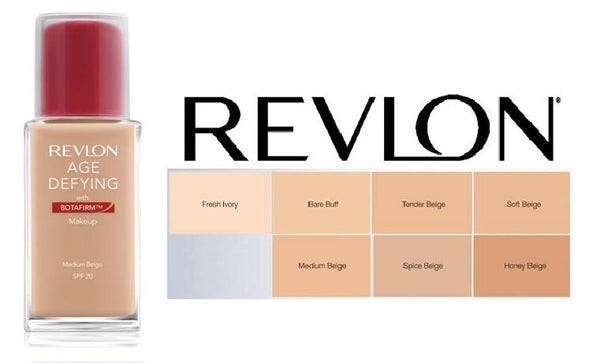 Revlon Age Defying Makeup with Botafirm, SPF 15, Dry Skin, Nude Beige 04, 10.25 Fluid Ounces (37 ml) - ADDROS.COM