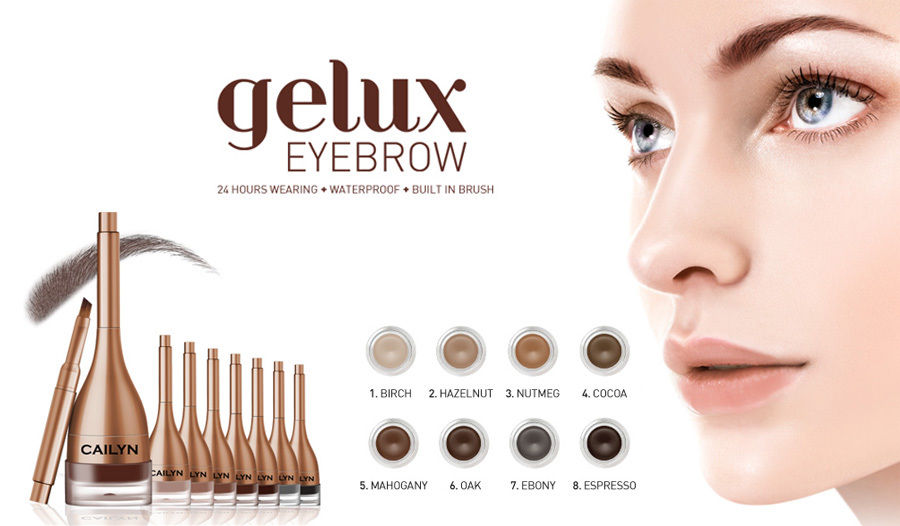 Cailyn Cosmetics Gelux Eyebrow - 07 Ebony - ADDROS.COM