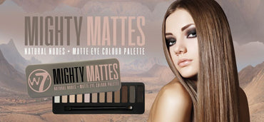 W7 COSMETICS Mighty Mattes Natural Nudes Matte Eye Shadow Colour Palette - ADDROS.COM