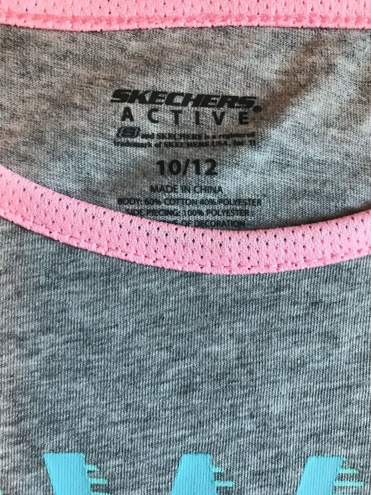 Skechers Girls Active Sport Tee Shirt “Awe Some Ness” (Size 10-12). - ADDROS.COM