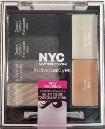 New York Color Individual Eyes Shadow Compact, 944 Smokey Charcoals - ADDROS.COM