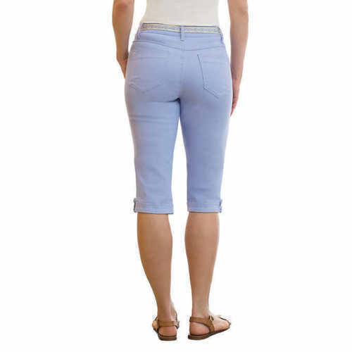 Gloria Vanderbilt Womens Lillian Belted Capris - ADDROS.COM