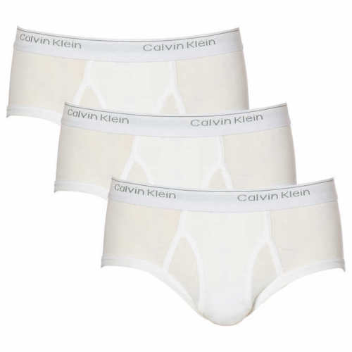 Calvin Klein Men's Classic Briefs, X-Large - White (3 Pack) - ADDROS.COM