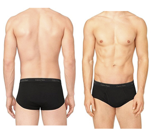 Calvin Klein Men's 3-pack Brief, Large Black - ADDROS.COM