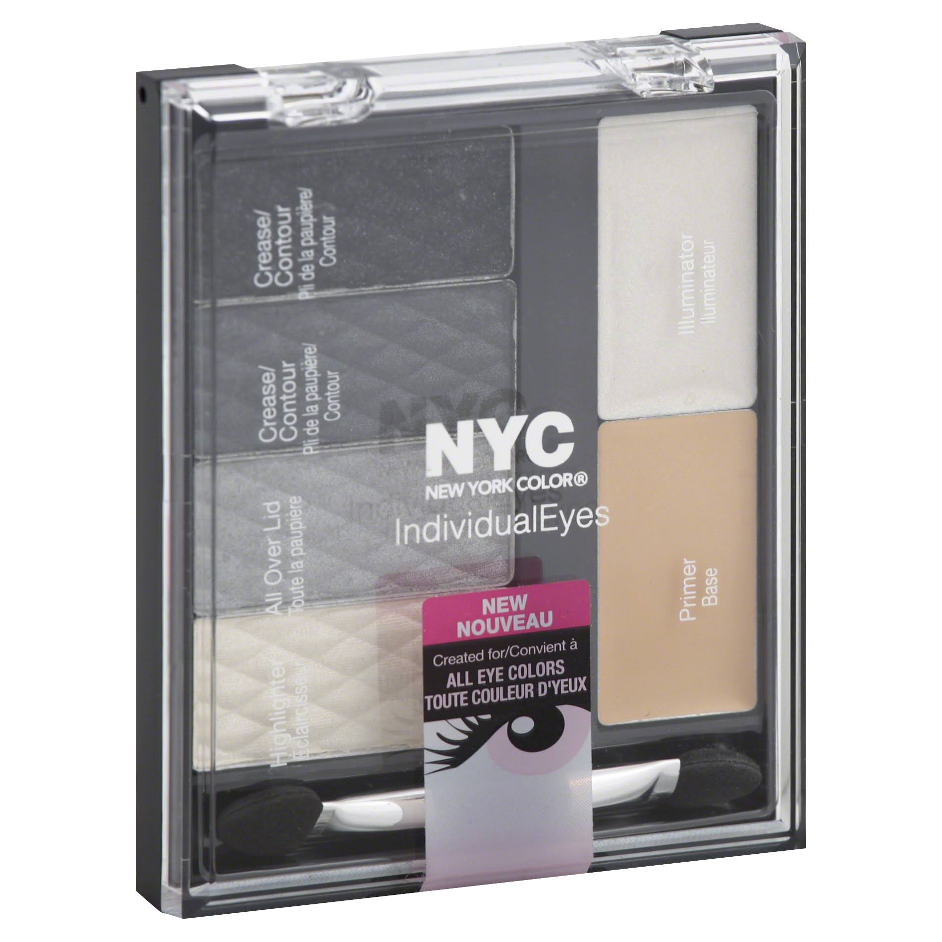 New York Color Individual Eyes Shadow Compact, 944 Smokey Charcoals - ADDROS.COM
