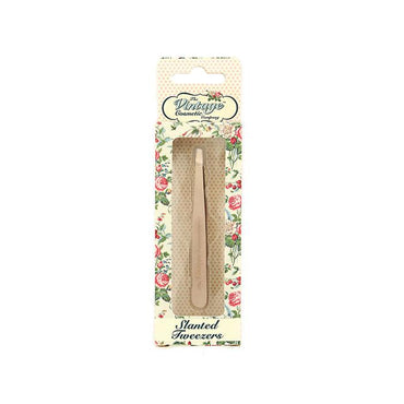 The Vintage Cosmetic Company Slanted Tweezer, Rose Gold - ADDROS.COM